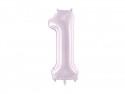 Ballon mylar Chiffre ''1'' - 72cm - mauve