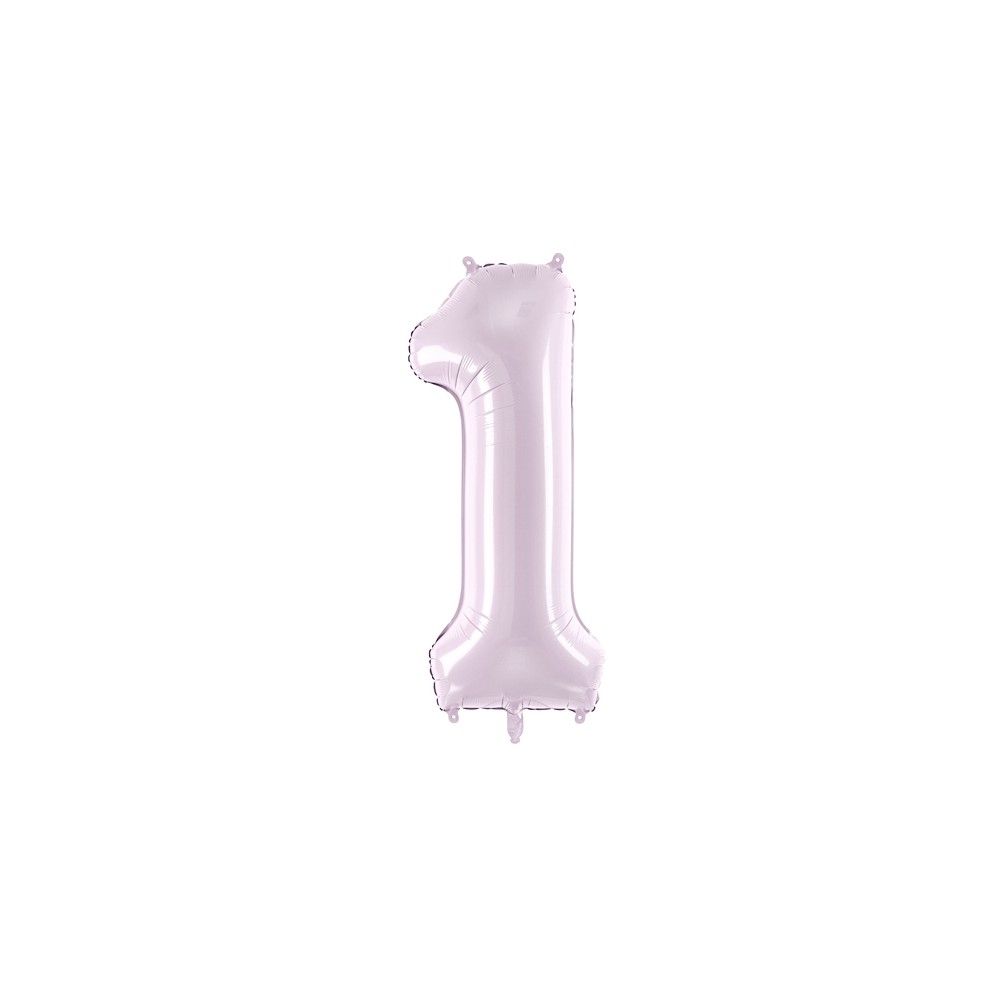 Ballon mylar Chiffre ''1'' - 72cm - mauve
