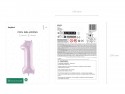 Ballon mylar Chiffre ''1'' - 72cm - mauve