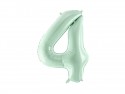 Ballon mylar Chiffre ''4'' - 72cm - vert