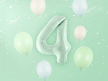 Ballon mylar Chiffre ''4''...
