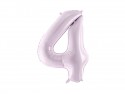 Ballon mylar Chiffre ''4'' - 72cm - mauve