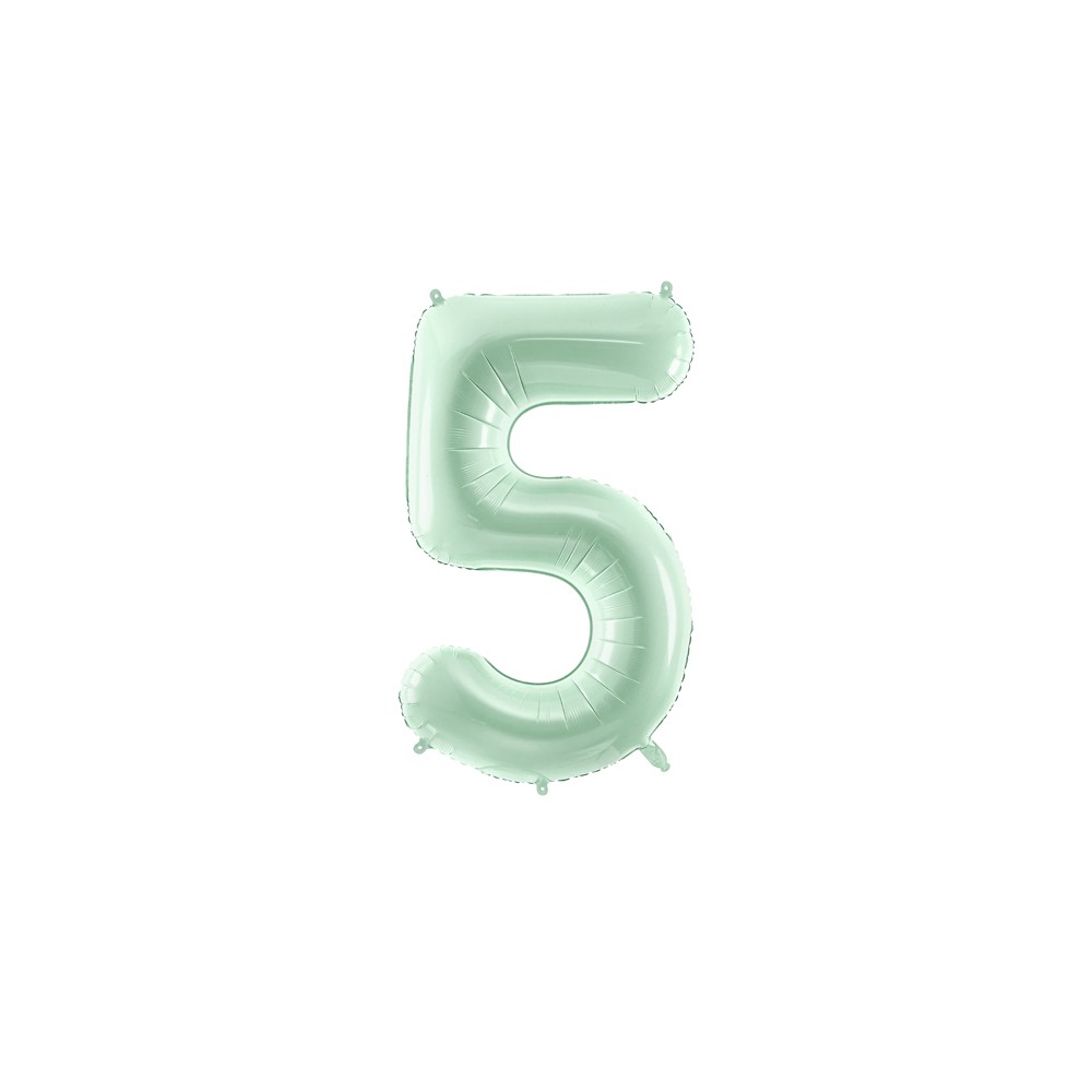 Ballon mylar Chiffre ''5'' - 72cm - vert