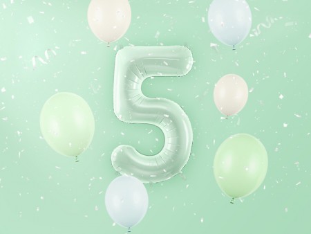 Ballon mylar Chiffre ''5''...