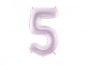 Ballon mylar Chiffre ''5'' - 72cm - mauve