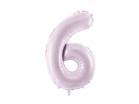Ballon mylar Chiffre ''6''...