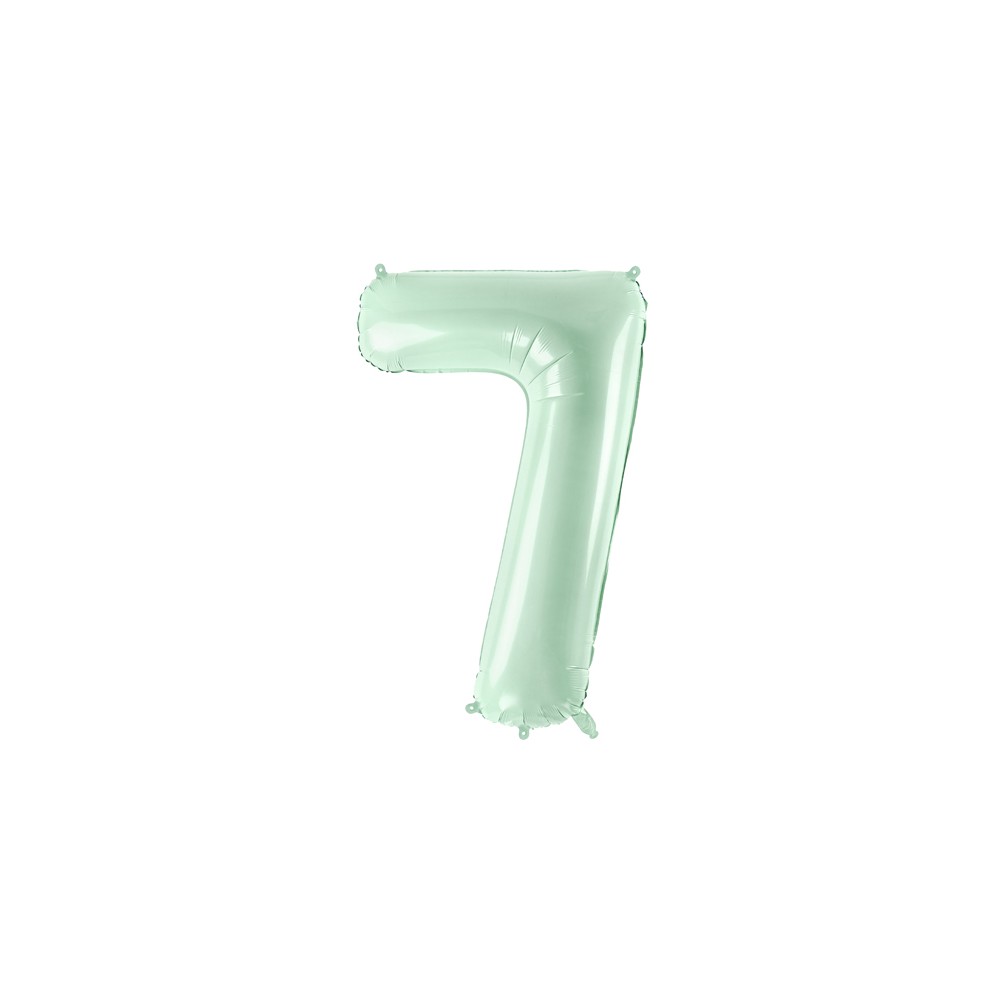 Ballon mylar Chiffre ''7'' - 72cm - vert