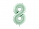 Ballon mylar Chiffre ''8'' - 72cm - vert