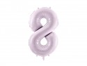 Ballon mylar Chiffre ''8'' - 72cm - mauve