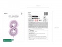 Ballon mylar Chiffre ''8'' - 72cm - mauve