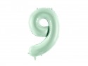 Ballon mylar Chiffre ''9'' - 72cm - vert