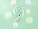 Ballon mylar Chiffre ''9'' - 72cm - vert
