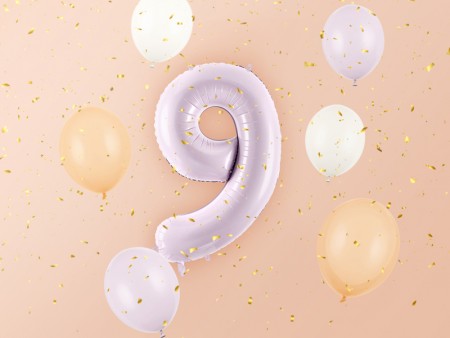 Ballon mylar Chiffre ''9''...