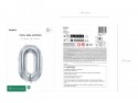 Ballon mylar Chiffre ''0'' - argent