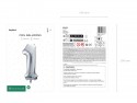Ballon mylar Chiffre ''1'' - argent