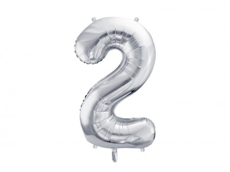 Ballon mylar Chiffre ''2''...