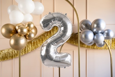 Ballon mylar Chiffre ''2''...