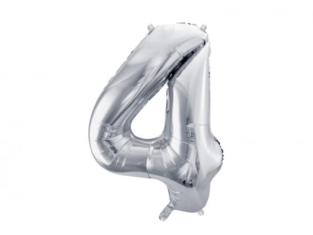 Ballon mylar Chiffre ''4''...