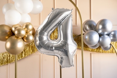 Ballon mylar Chiffre ''4''...