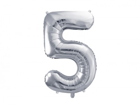Ballon mylar Chiffre ''5''...