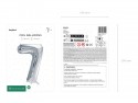 Ballon mylar Chiffre ''7'' - argent