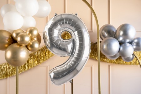 Ballon mylar Chiffre ''9''...