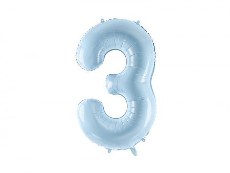 Ballon mylar Chiffre ''3''...