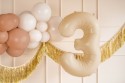 Ballon mylar Chiffre ''3'' - beige