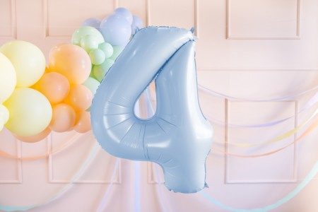 Ballon mylar Chiffre ''4''...