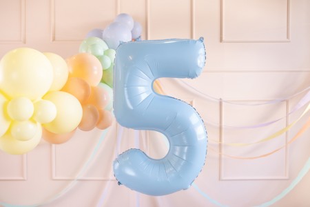 Ballon mylar Chiffre ''5''...