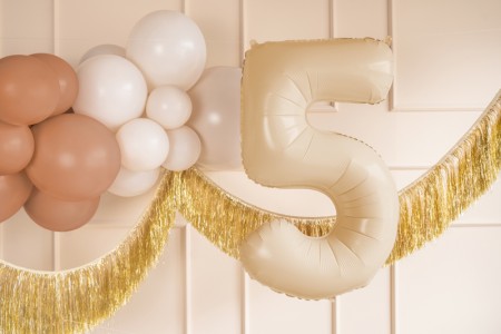 Ballon mylar Chiffre ''5''...
