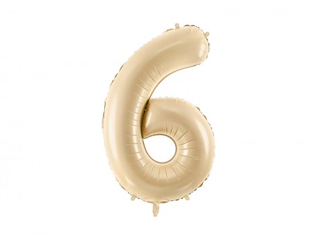 Ballon mylar Chiffre ''6''...