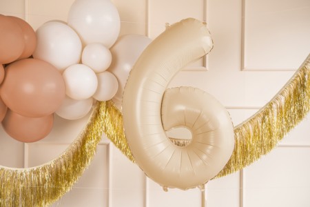 Ballon mylar Chiffre ''6''...