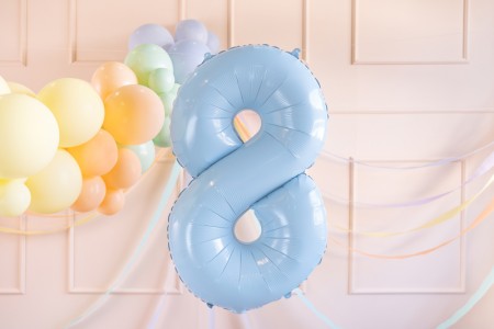 Ballon mylar Chiffre ''8''...