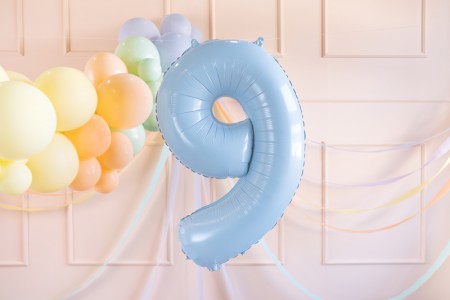 Ballon mylar Chiffre ''9''...