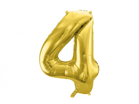 Ballon mylar Chiffre ''4''...