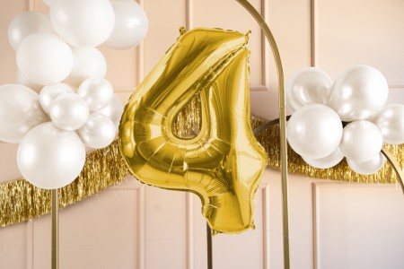 Ballon mylar Chiffre ''4''...