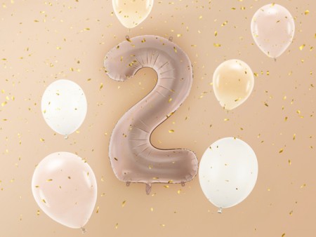 Ballon mylar Chiffre ''2''...