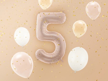 Ballon mylar Chiffre ''5''...