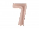 Ballon mylar Chiffre ''7'' - 72cm - beige foncé