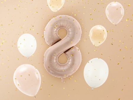 Ballon mylar Chiffre ''8''...
