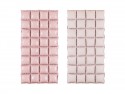 Rideau de ballons mylar double face - rose clair