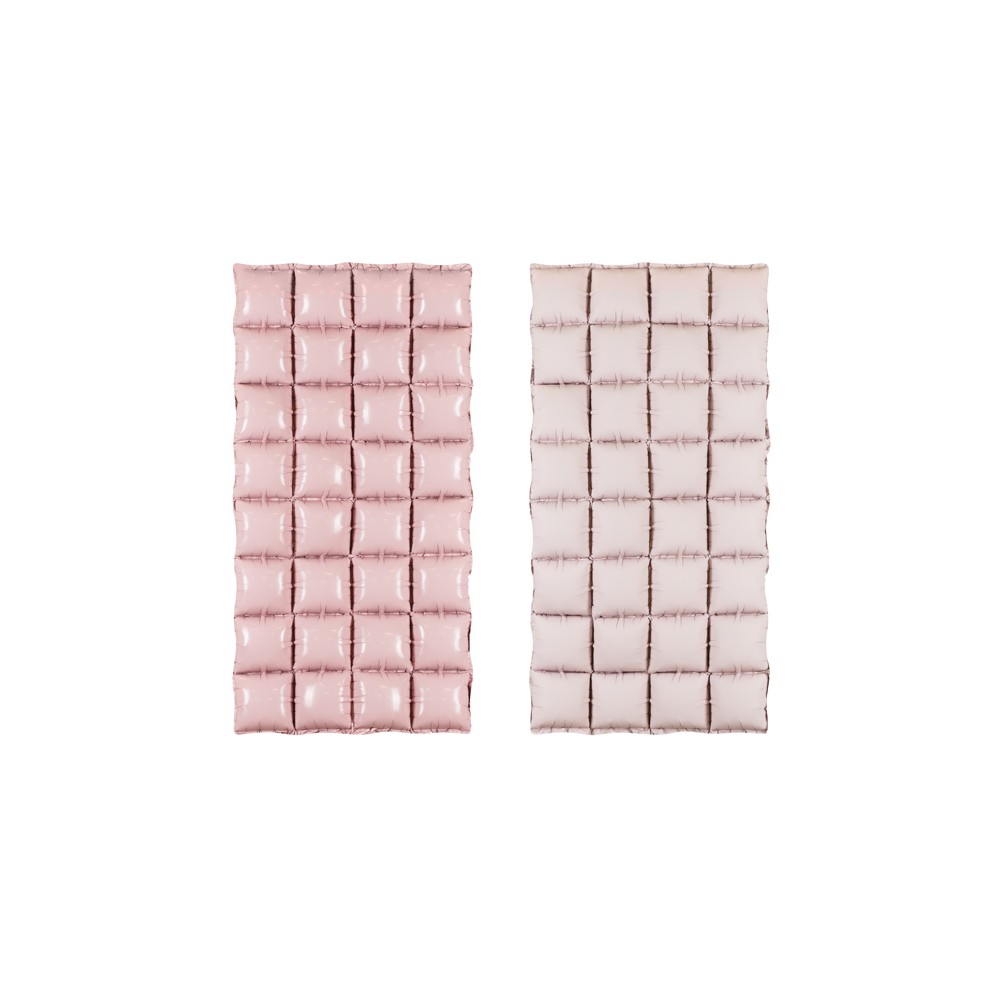 Rideau de ballons mylar double face - rose clair