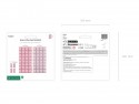 Rideau de ballons mylar double face - rose clair