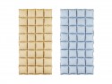 Rideau de ballons mylar double face - beige -bleu