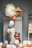 Ballon mylar Numéro '1' avec Ours