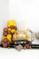 Ballon mylar pelleteuse "engins de chantier" - 76 cm