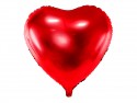 Ballon mylar coeur - 61cm - rouge