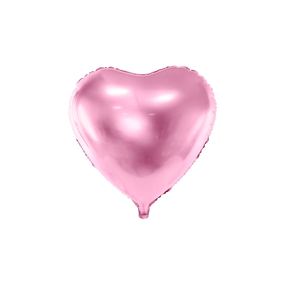Ballon mylar Coeur - 61cm - rose clair