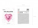 Ballon mylar Coeur - 61cm - rose clair